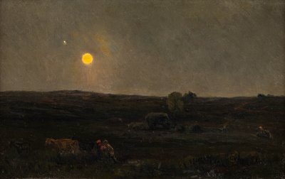 Pleine lune, Picardie - Henry William Banks Davis
