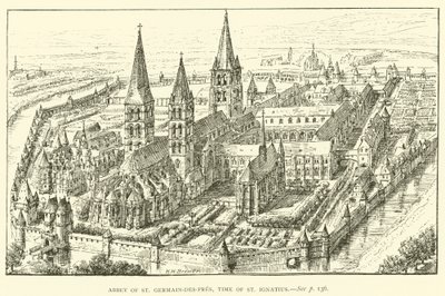 Abbaye de Saint-Germain-des-Prés, époque de Saint Ignace - Henry William Brewer