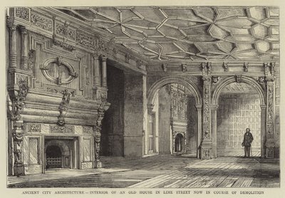 Architecture de la ville antique, intérieur d