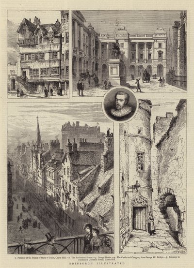 Édimbourg illustré - Henry William Brewer
