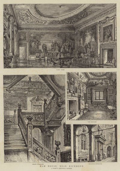 Ham House, près de Richmond - Henry William Brewer