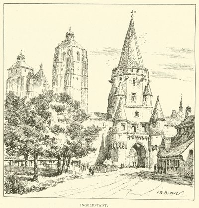 Ingoldstadt (gravure) - Henry William Brewer