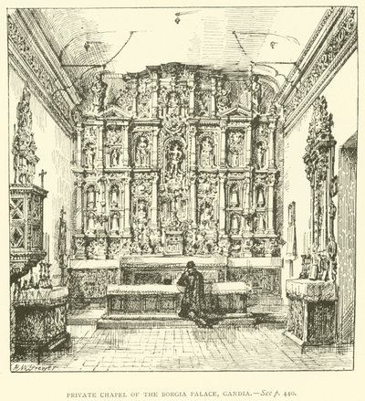 Chapelle privée du Palais Borgia, Gandia - Henry William Brewer