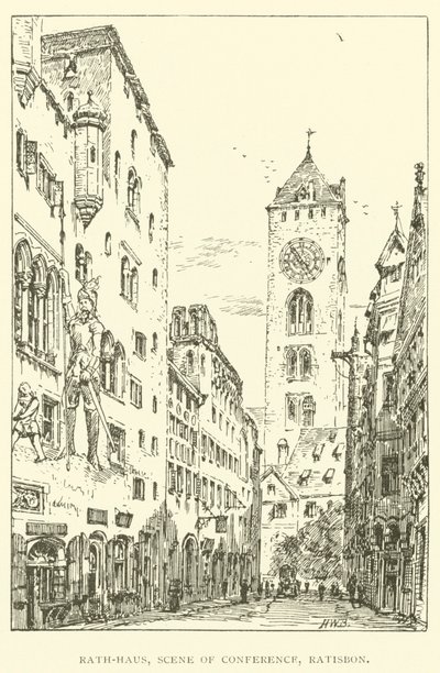 Rath-Haus, lieu de conférence, Ratisbonne - Henry William Brewer