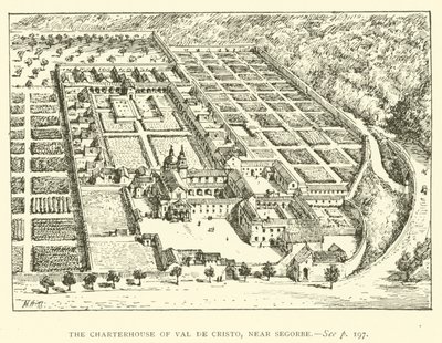 La Chartreuse de Val de Cristo, près de Segorbe (gravure) - Henry William Brewer