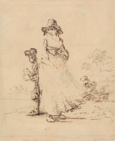 Un garçon et une fille de la campagne - Henry William Bunbury