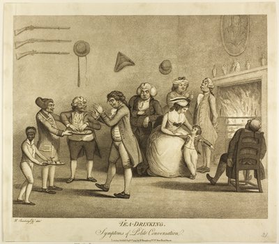Boire du thé - Henry William Bunbury