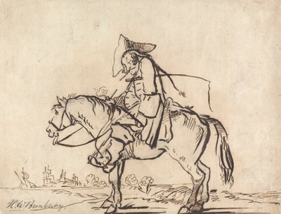 La Pipe Cassée - Henry William Bunbury
