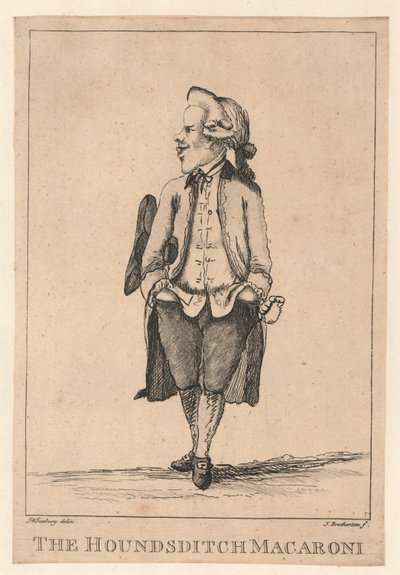 Le Macaroni de Houndsditch - Henry William Bunbury