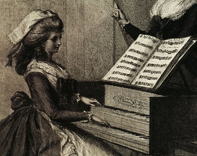La leçon de musique - Henry William Bunbury