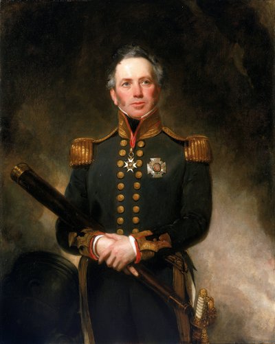 Portrait du contre-amiral Sir Edward Brace (ca. 1769-1843), qui s