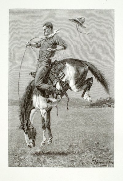 Un bronco qui se bouscule - Henry Wolf