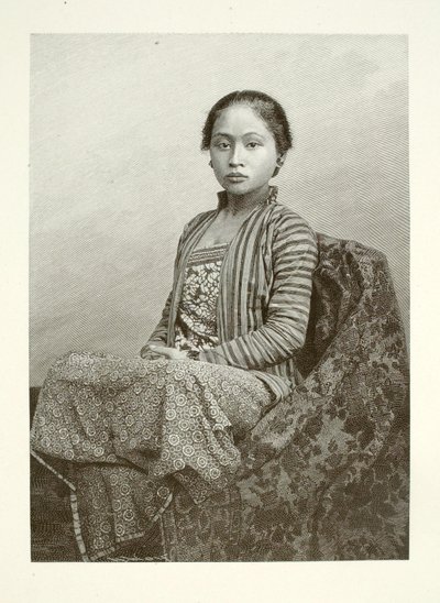 Une jeune femme javanaise - Henry Wolf
