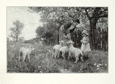 À la crèche - Henry Wolf