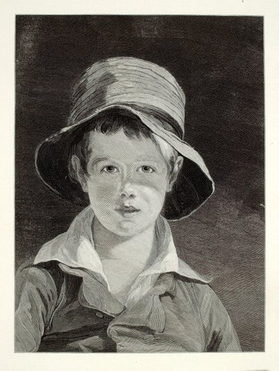 Garçon au chapeau déchiré - Henry Wolf