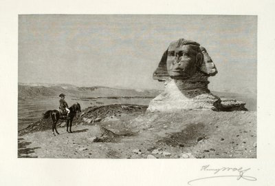 Napoléon devant le Sphinx - Henry Wolf