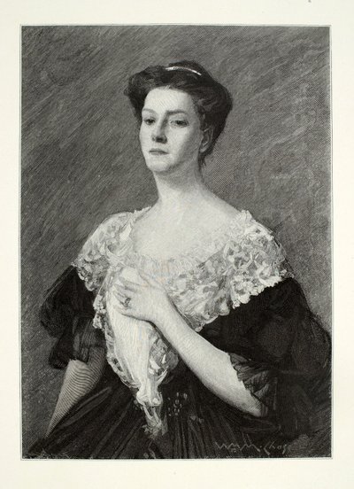 Portrait de femme - Henry Wolf