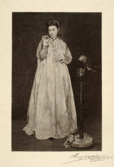 La femme au perroquet - Henry Wolf