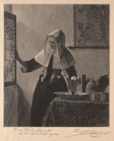 Jeune femme à une fenêtre, 1907 - Henry Wolf
