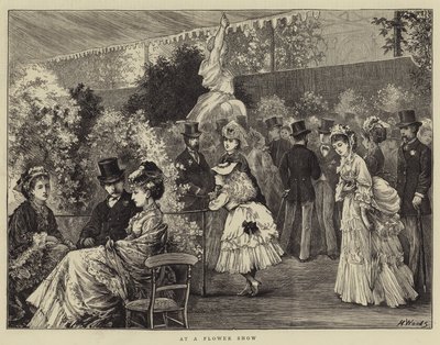 À une exposition florale - Henry Woods