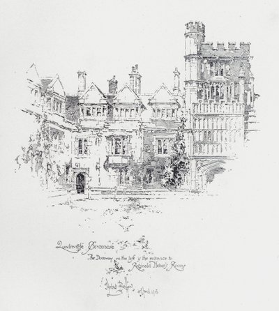 Brasenose College, Oxford, montrant l