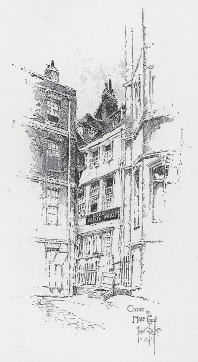 Coin dans Hare Court - Herbert (after) Railton