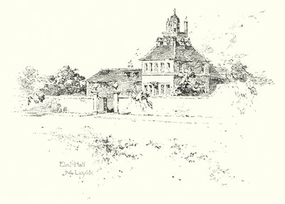 Elral Hall, près de Lichfield - Herbert (after) Railton