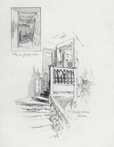 Chambre et escalier de l
