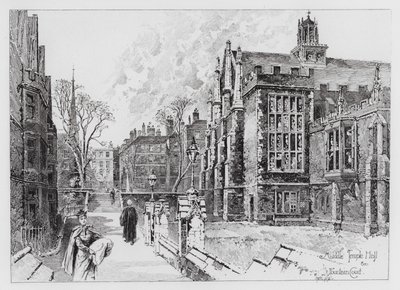 Hall de Middle Temple et Fountain Court - Herbert (after) Railton