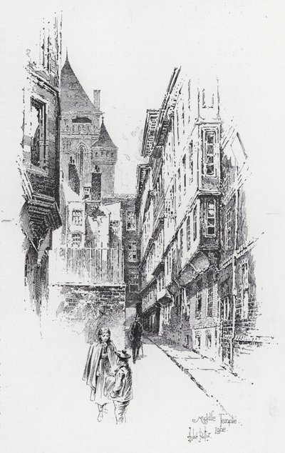 Middle Temple Lane - Herbert (after) Railton
