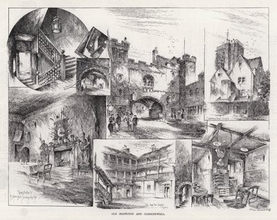 Vieux Islington et Clerkenwell (gravure) - Herbert (after) Railton