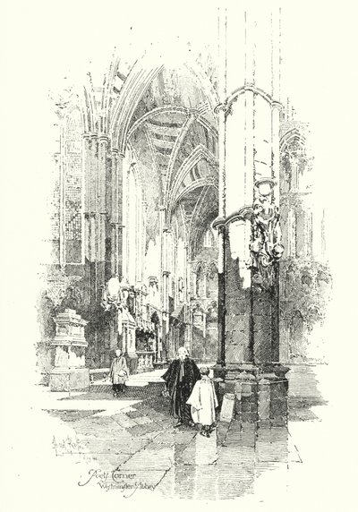Coin des poètes, Abbaye de Westminster, Londres - Herbert (after) Railton