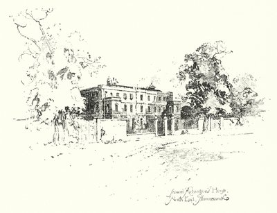 Maison de Samuel Richardson, North End, Hammersmith - Herbert (after) Railton