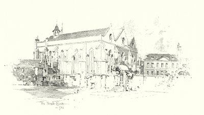 Église du Temple, Londres, en 1761 - Herbert (after) Railton