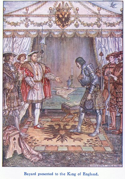 Bayard présenté au roi d