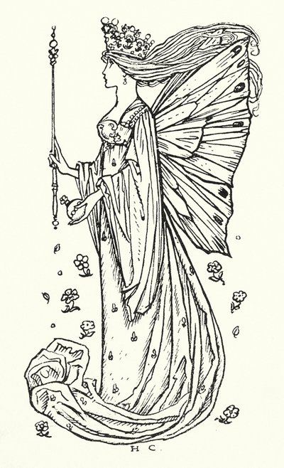 Chanson de la Reine des Fées (gravure) - Herbert Cole
