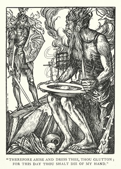Le Géant de Saint-Michel (gravure) - Herbert Cole