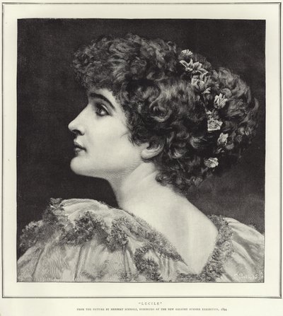 Lucille, par Herbert Schmalz - Herbert Gustave Schmalz