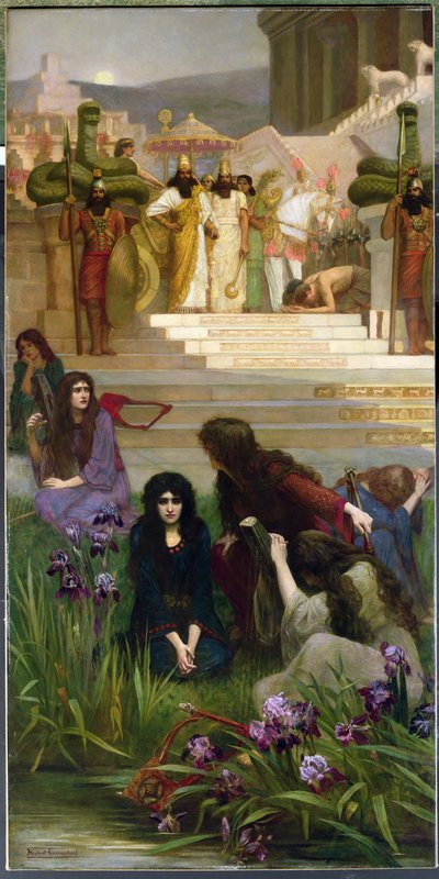 Les filles de Juda à Babylone - Herbert Gustave Schmalz