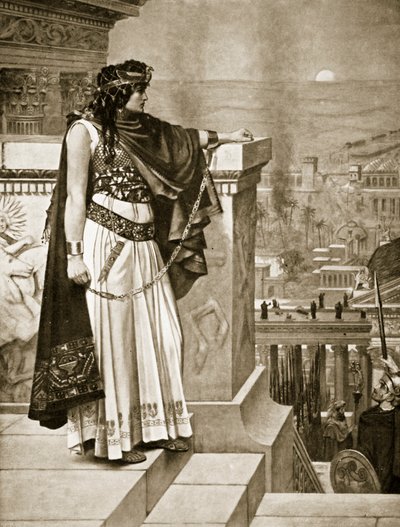 Le dernier regard de Zénobie sur Palmyre, illustration de 