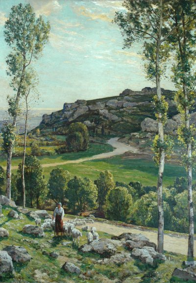 Une route en Provence, 1904 - Herbert Hughes Stanton