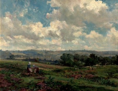 Champs dans le Surrey, 1890 - Herbert Hughes Stanton