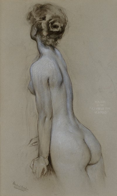 Une Naïade dans La Lamentation pour Icare - Herbert James Draper