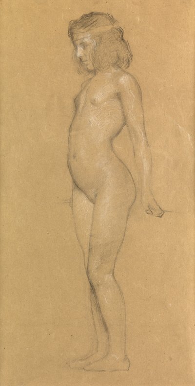 Étude pour "Les nuages traînants de gloire", 1898 - Herbert James Draper