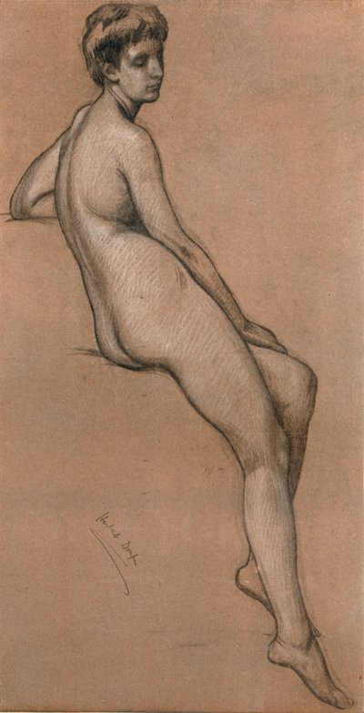 Étude de ligne par Herbert Draper, vers 1903 - Herbert James Draper