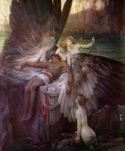 La Lamentation pour Icare - Herbert James Draper