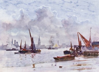 Battersea Reach - Herbert Menzies (after) Marshall