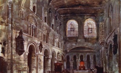 Intérieur de Saint-Barthélemy avant restauration - Herbert Menzies (after) Marshall