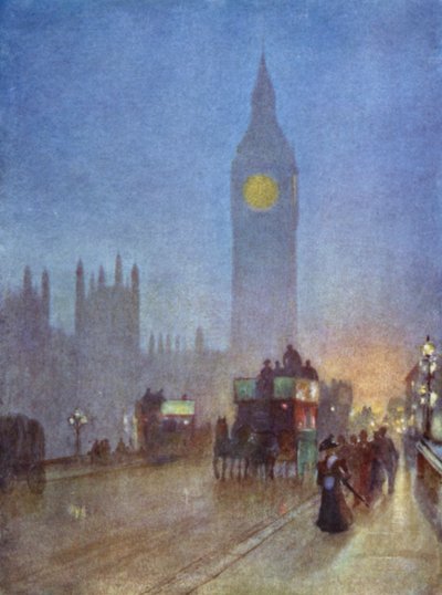 Sur le pont de Westminster - Herbert Menzies (after) Marshall