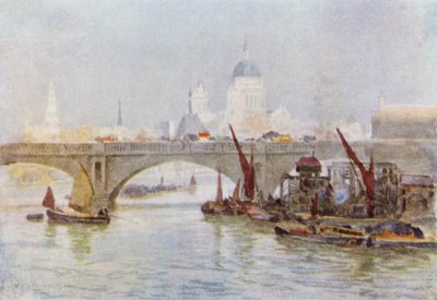 Extrémité sud du pont de Waterloo - Herbert Menzies (after) Marshall